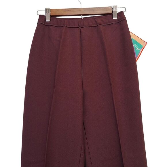 Levis Bend Over Pants Women's Size 8 Brown Pull On Elastic Waist NWT Vintage USA - Picture 2 of 8